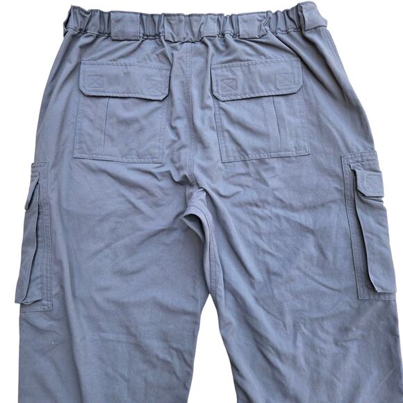 Duluth Trading Co Dry On The Fly Cargo Pants Mens XLx32 Blue Outdoor - Picture 4 of 9